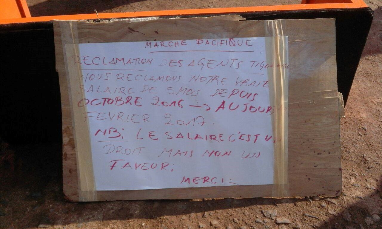 Sit In Vendeurs ambulants OrangeTigo à Bukavu RDC