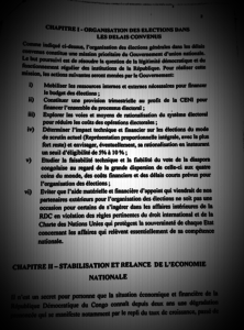 RDC : Les treize pages du Programme du Gouvernement BruTshi [Document] 111