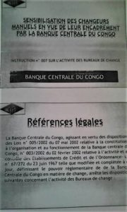 RDC : Le cambisme ne peut se pratiquer que dans un bureau de change [Document Exclusif] 50