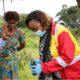 RDC mois de la femme 2022 le personnel féminin de TFM se joint à la communauté pour la plantation darbres à Fungurume 2