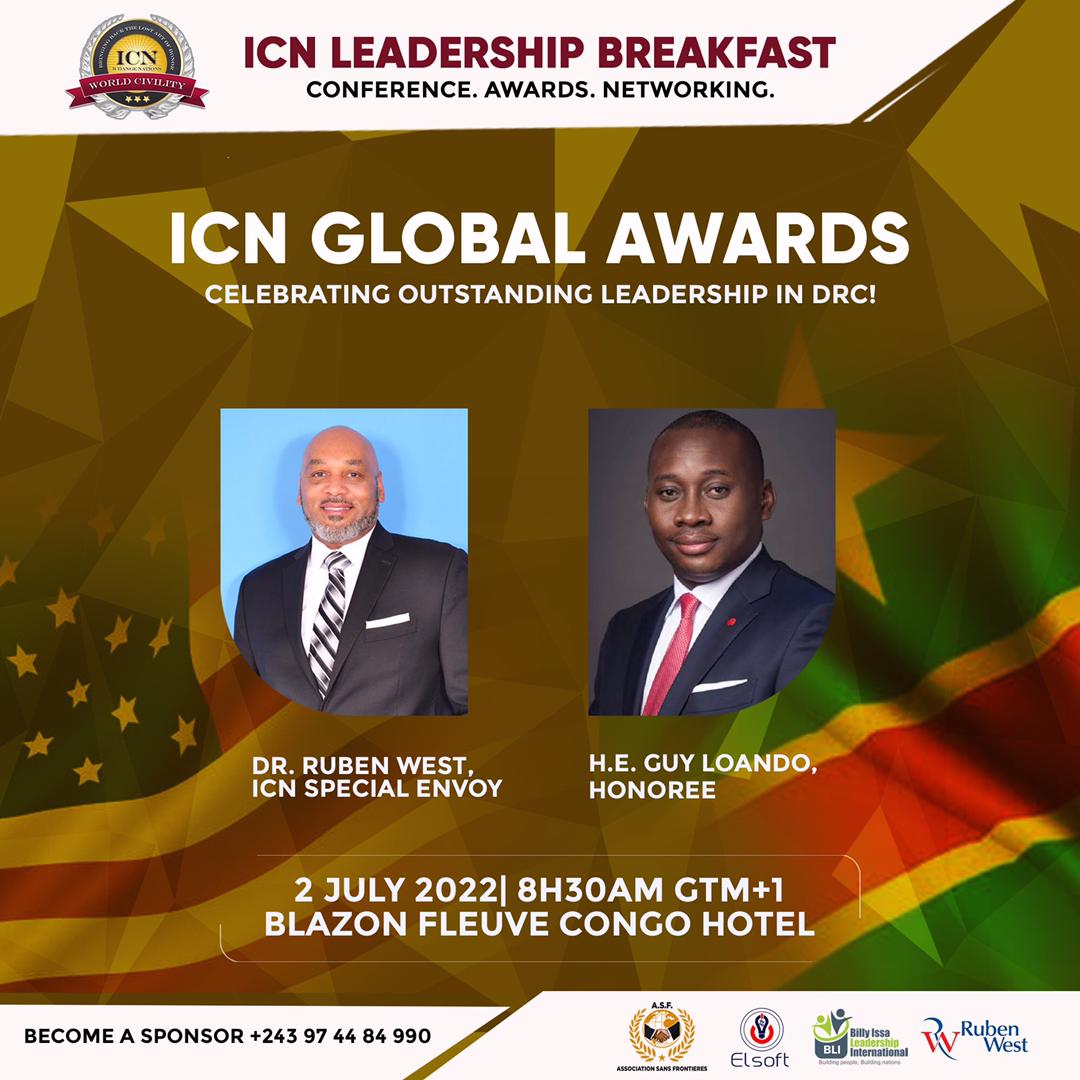 ICN Global Awards 2022: Guy Loando Mboyo honoré
