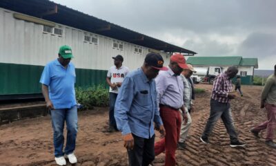 Kinshasa une délégation de lIITA visite la base agricole de Mongata