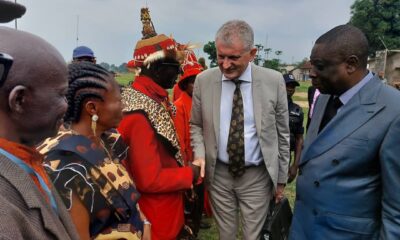 RDC EU en visite du 21 au 23 septembre 2022 à Bandundu ville lAmbassadeur Jean Marc Châtaigner prospecte les besoins de développement du Kwilu