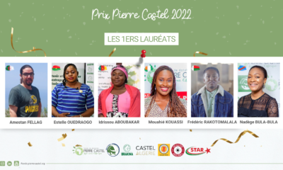 Afrique : six lauréats du concours « prix Pierre Castel édition 2022 » bénéficient chacun d’une cagnotte de 15 000 €