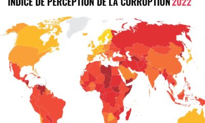 Afrique la RDC gagne 3 places et se classe à la 166ème position de lIndice de Perception de la Corruption