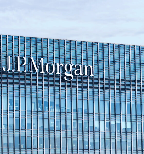 JPMorgan Logo London building